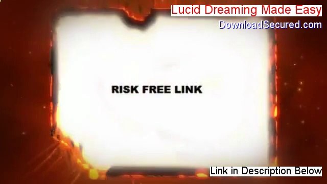 Lucid Dreaming Made Easy Download Free (Download Now 2014)