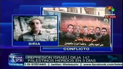 Represión israelí deja 147 palestinos heridos en 3 días