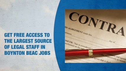 Legal Staff Jobs in Boynton Beach