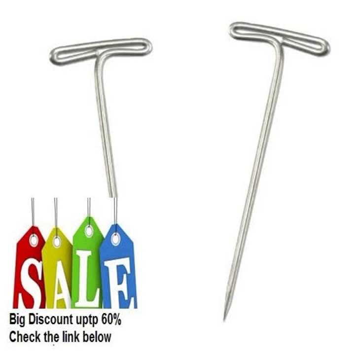 Best Deals 500pc 1-1/2" T-Pins Nickel-Plated Steel - Fabric Sewing Display Review