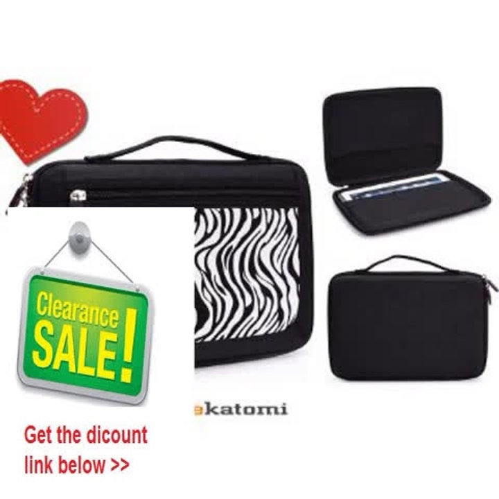 Discount [Sylvia] ZEBRA PRINT | Universal 9-inch Tablet Case Semi-Hard Carrying Bag for Amazon Kindle Fire HD 8.9'. Bonus... Review