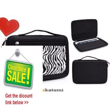 Discount [Sylvia] ZEBRA PRINT | Universal 9-inch Tablet Case Semi-Hard Carrying Bag for Amazon Kindle Fire HD 8.9'. Bonus... Review