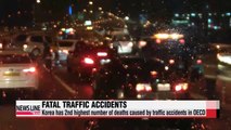 Korea has 2nd highest number of deaths caused by traffic accidents in OECD