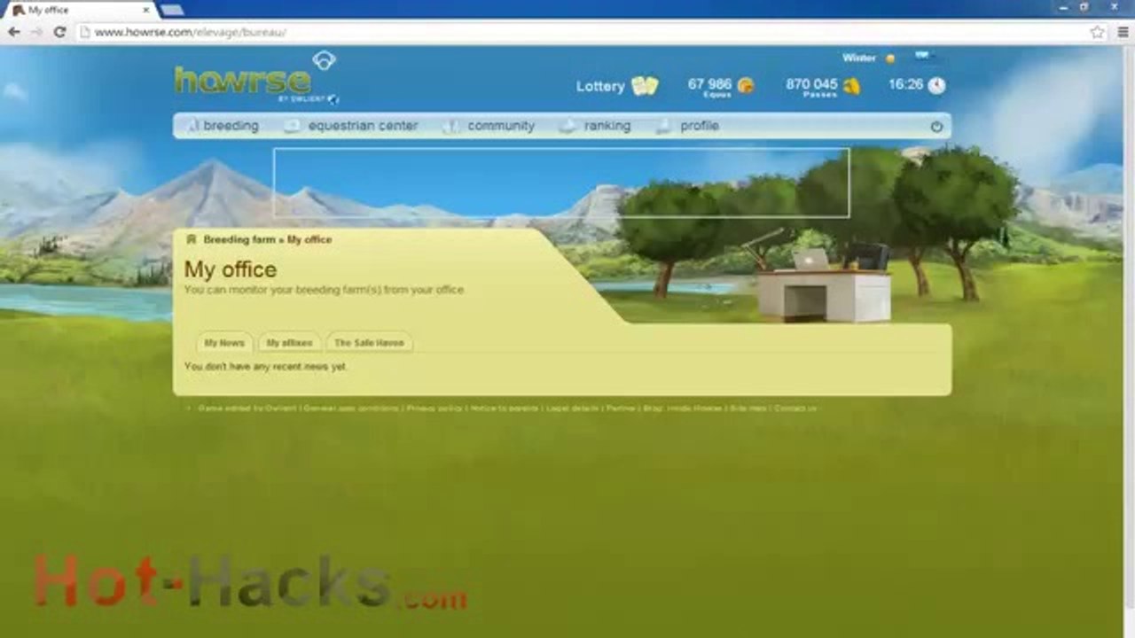 Howrse Hack Free Passes and Equus Generator