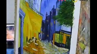 Is it Really Hand Painted See How Artisoo Create a Hand Painted Cafe Terrace at Night