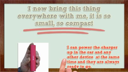 Lightweight and Compact Lipstick Power Bank