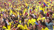 Mondial-2014: retour triomphal des footballeurs colombiens