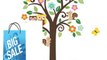 Best Price Flowers Tree & Forest Animals Giant Baby/Nursery Wall Sticker Decals (Tree Assembles 55' high) Review