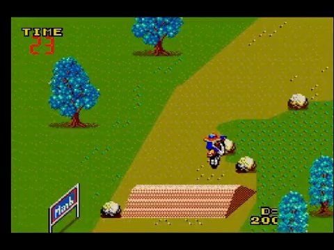 Enduro Racer (niveau 1) Sega Master System