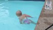 Doğuştan yüzebilen bebek