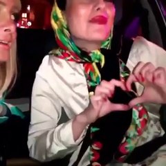 Irani nice song and girls accident