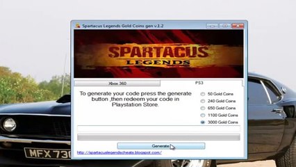 Spartacus Legends Gold Coins Generator for Free [PS3 and Xbox 360] [2014 UPDATED]
