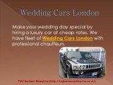 Luxury Wedding Limousine Hire in London - TMJ Business Enterprise