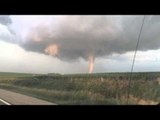 Tornado Swirls Over Reinbeck Farms