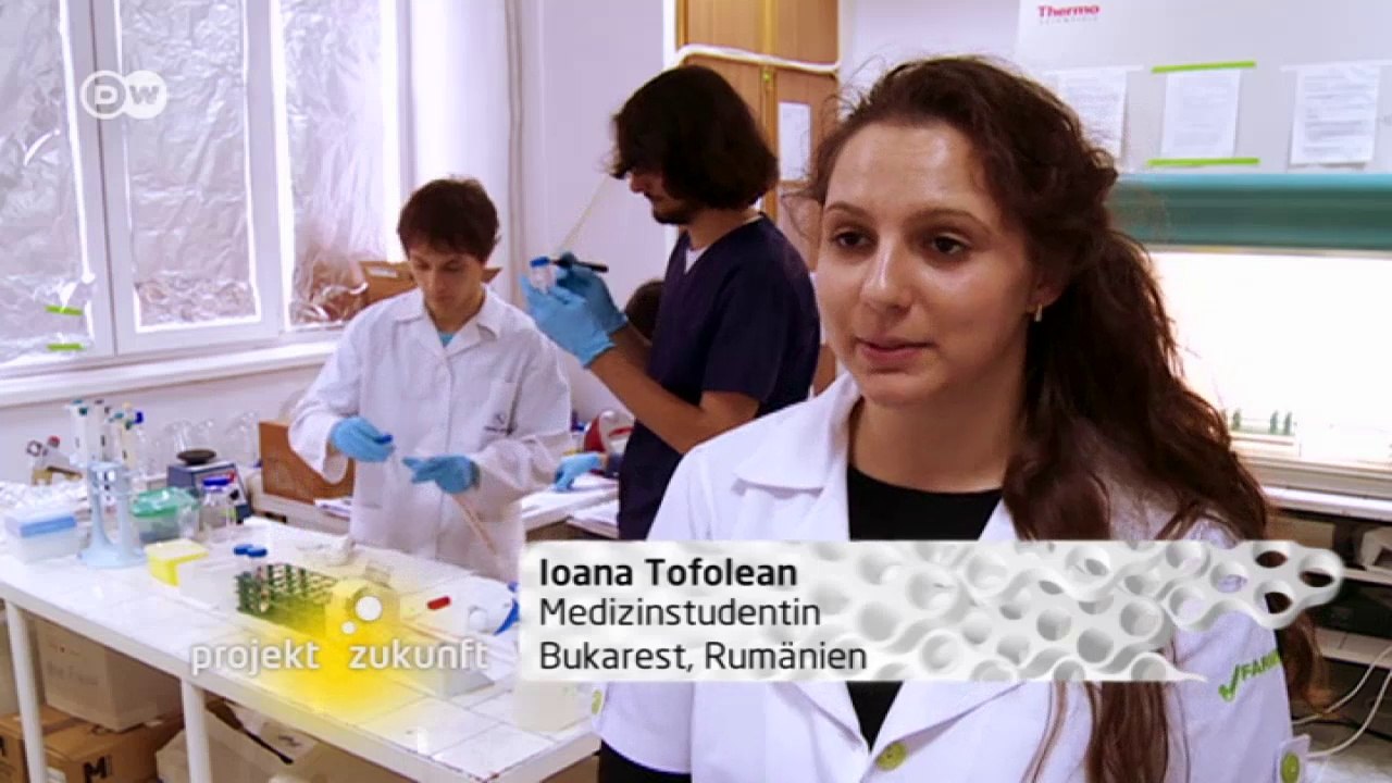 Die rumänische medizinerin ioana tofolean | projekt zukunft - junge forscher