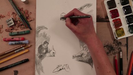 Tableauscopie # 19: "Ce regard qui nous fixe avec tristesse..." au musée du Louvre