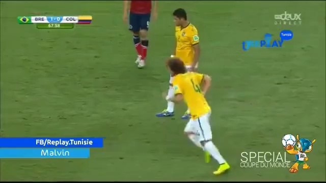 David Luiz'in Kolombiya'ya Attığı Harika Frikik Golü OhaBe.Tv