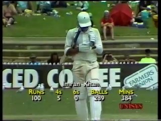 Imran Khan 136 vs Australia 1st test 1989_90 Adelaide
