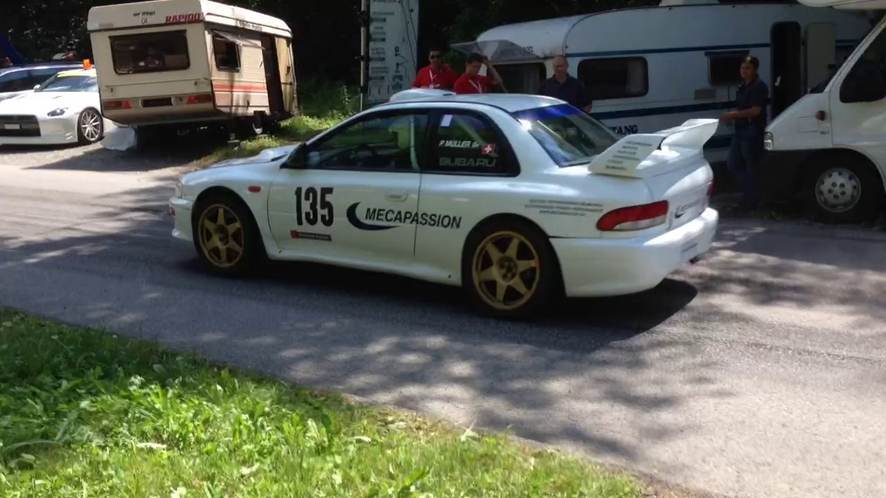 Volia mon père subaru wrc de rallye