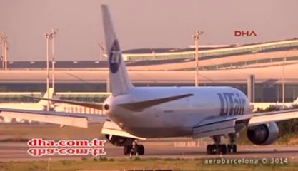 Barselona Havalanındaki Büyük  Facia Saniyelerle Atlatıldı