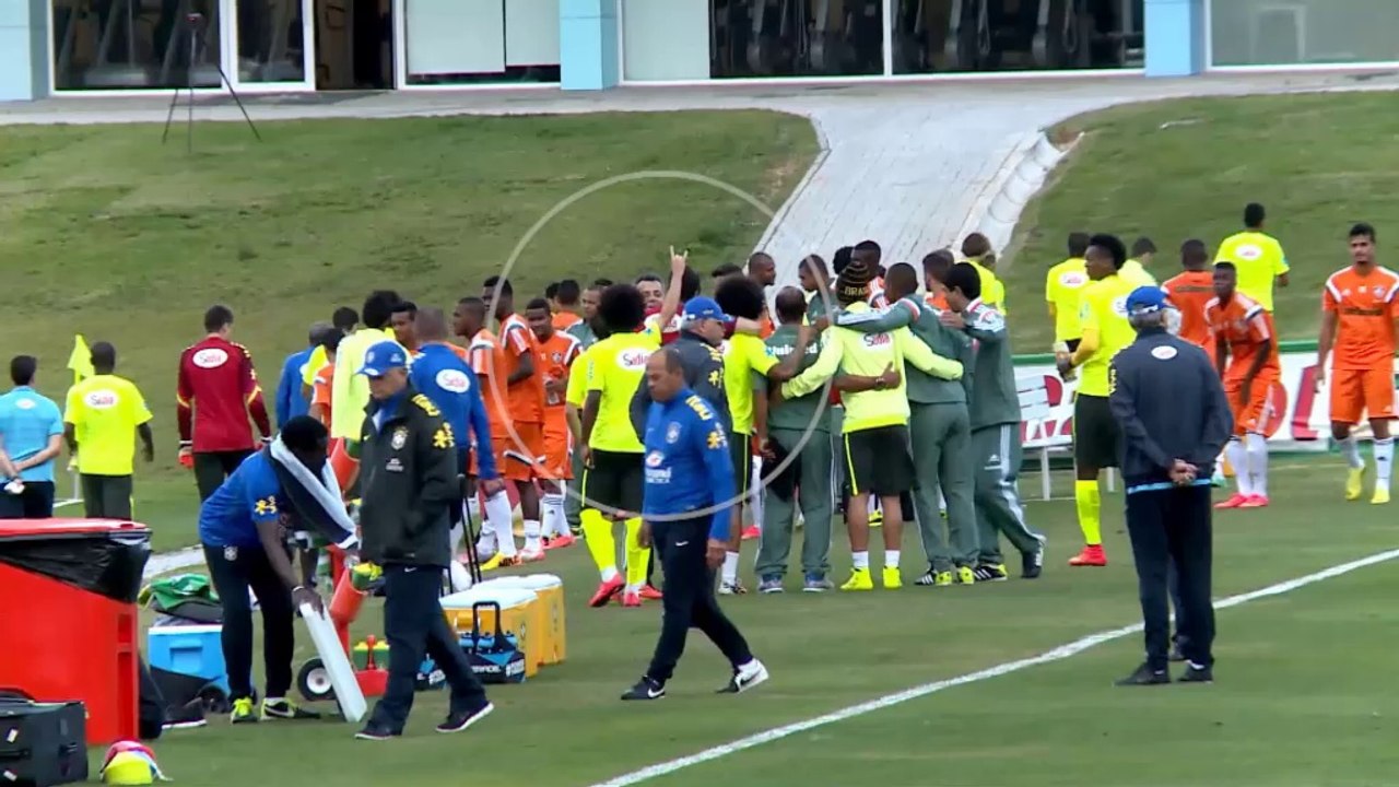 WM 2014: Brasilien noch zu Scherzen aufgelegt