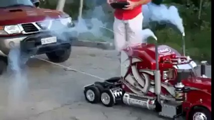 Powerful toy truck