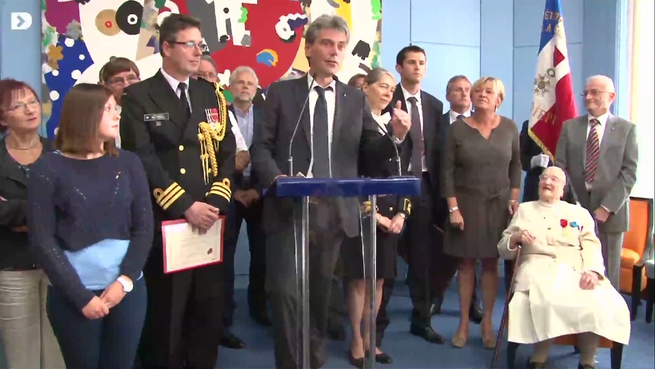 Sœur Agnès-Marie Valois a fêté ses 100 ans à l’hôtel de Ville de Dieppe.