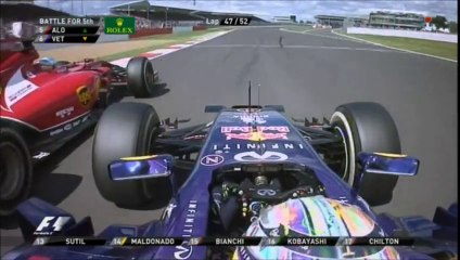 Alonso vs. Vettel - EPIC BATTLE!!!
