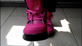 Cheap air jordan 4 shoes pink Wholesale online