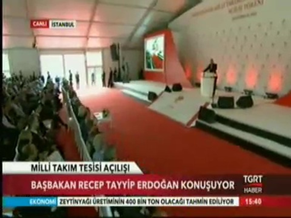 Erdoğan, Türkiye Futbol Federasyonu Hasan Doğan Milli Takımlar Kamp Eğitim Tesislerinin Açılışını Yapıyor