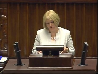 Poseł Barbara Bartuś - Wystąpienie z dnia 24 czerwca 2014 roku.