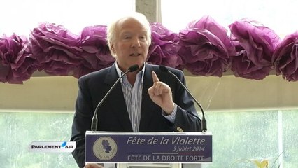 Grand rassemblement sarkozyste à la fête de la violette