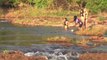 Girls defy death at Victoria Falls! Devil's Pool, Livingstone Island, Zambia