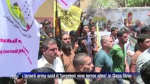 Gaza buries five Palestinians killed by Israeli air strike