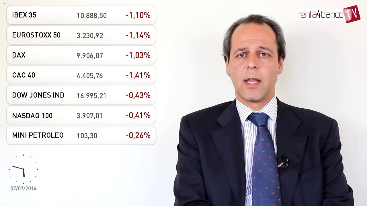 07.07.14 · Fuertes caídas en el MAB - Visión de los gestores en el cierre de las bolsas