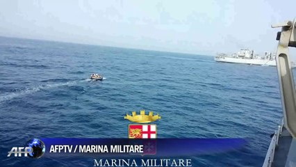 Italy navy rescues 2,600 boat migrants over two days