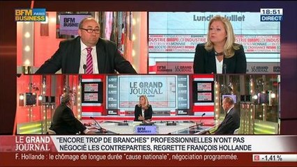 Édition spéciale sur le discours d'ouverture de François Hollande, dans Le Grand Journal - 07/07 2/2