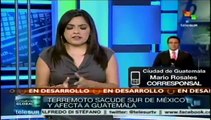 Sismo en el sur de México que resintió Guatemala deja seis muertos