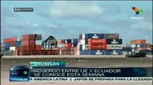 Anunciarán en breve posible acuerdo comercial Ecuador-UE