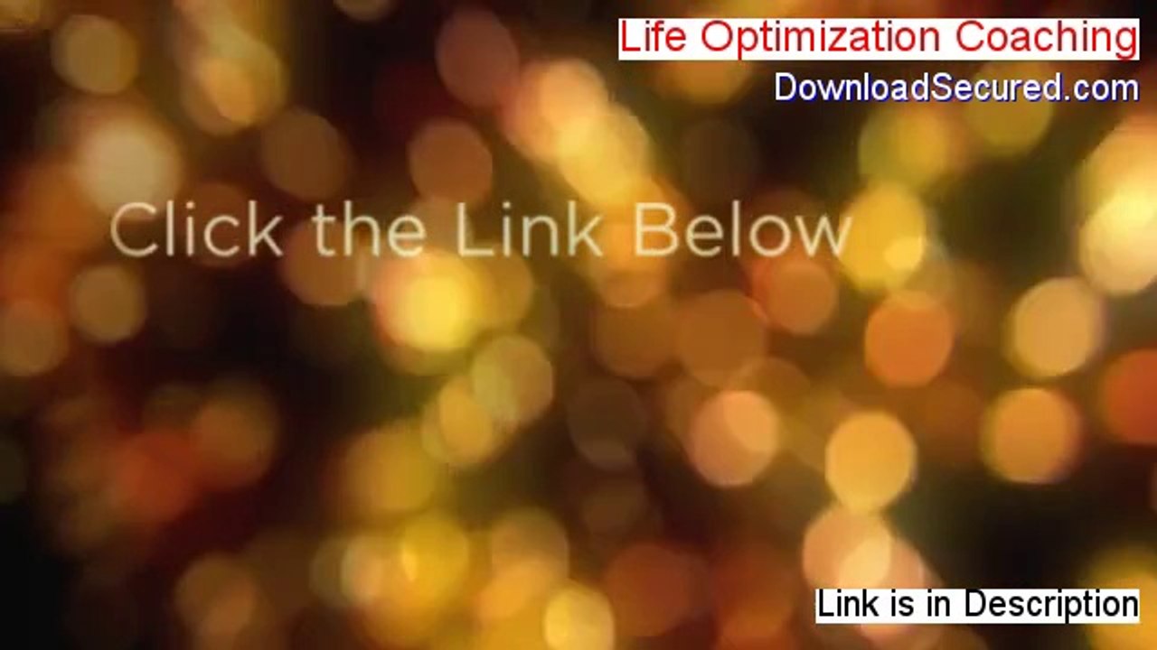 Life Optimization Coaching Reviewed - life optimization coaching certification program [2014]