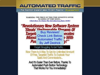 Discount on Automated Traffic By Jeff Dedrick