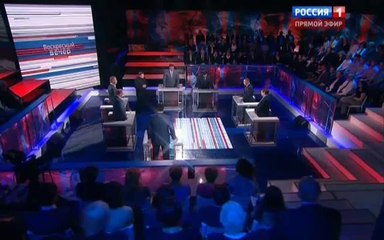 Славянск, Стрелков, Донецк 'Воскресный вечер' с В. Соловьёвым (06.07.2014)-ч 1