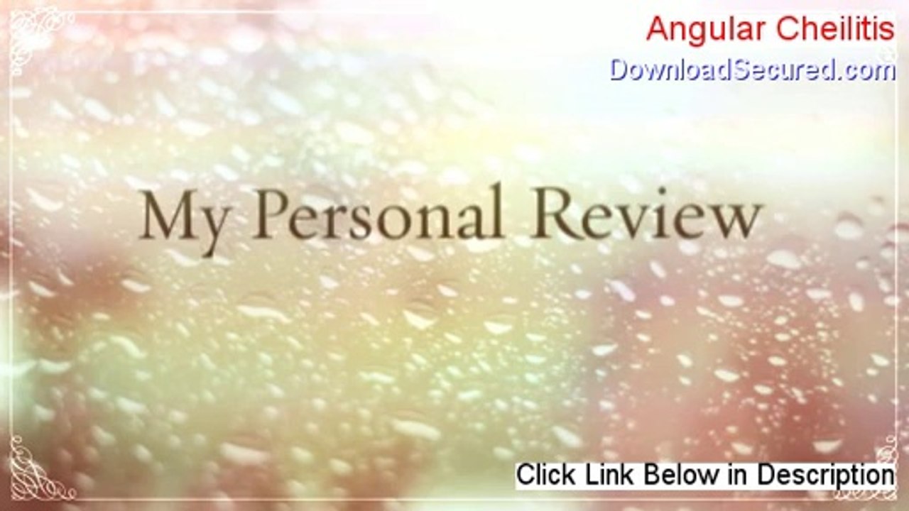Angular Cheilitis PDF (Instant Download 2014)