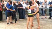 Couples compete for wife carrying crown