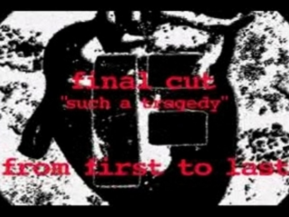 From First To Last - A Certain Tragedy