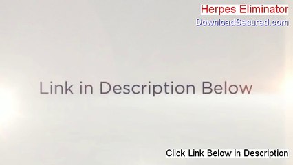Herpes Eliminator Download [Risk Free Download]