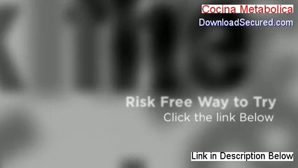 Cocina Metabolica Reviewed - See my Review (2014)