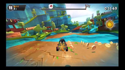 Angry Birds Go! - Multiplayer Mode - 5 Wins All Tracks