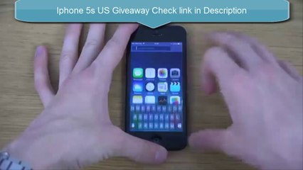 Iphone 5s on Ios 7.1.2 Review and Giveaway