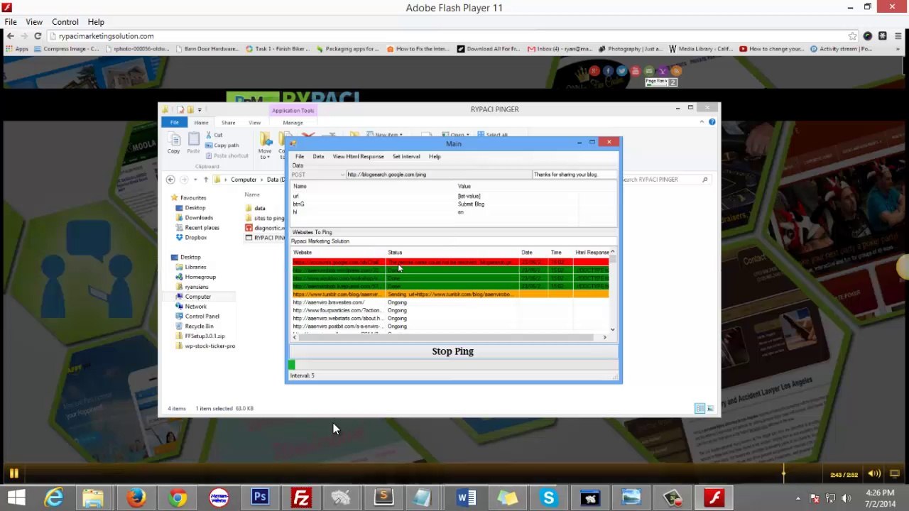 RYPACI PINGER VERSION 1